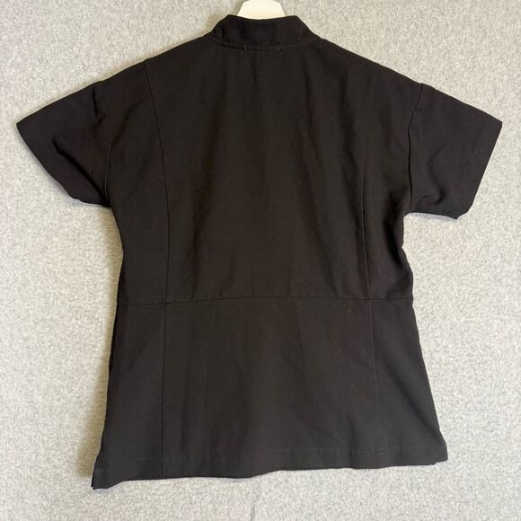 Figs Technical Collection Women's Small Black Short Sleeve Scrub Top Blouse - Picture 5 of 7